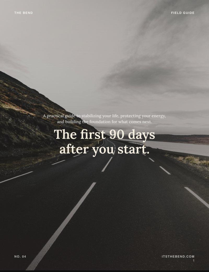 Field Guide 03: The First 90 Days
