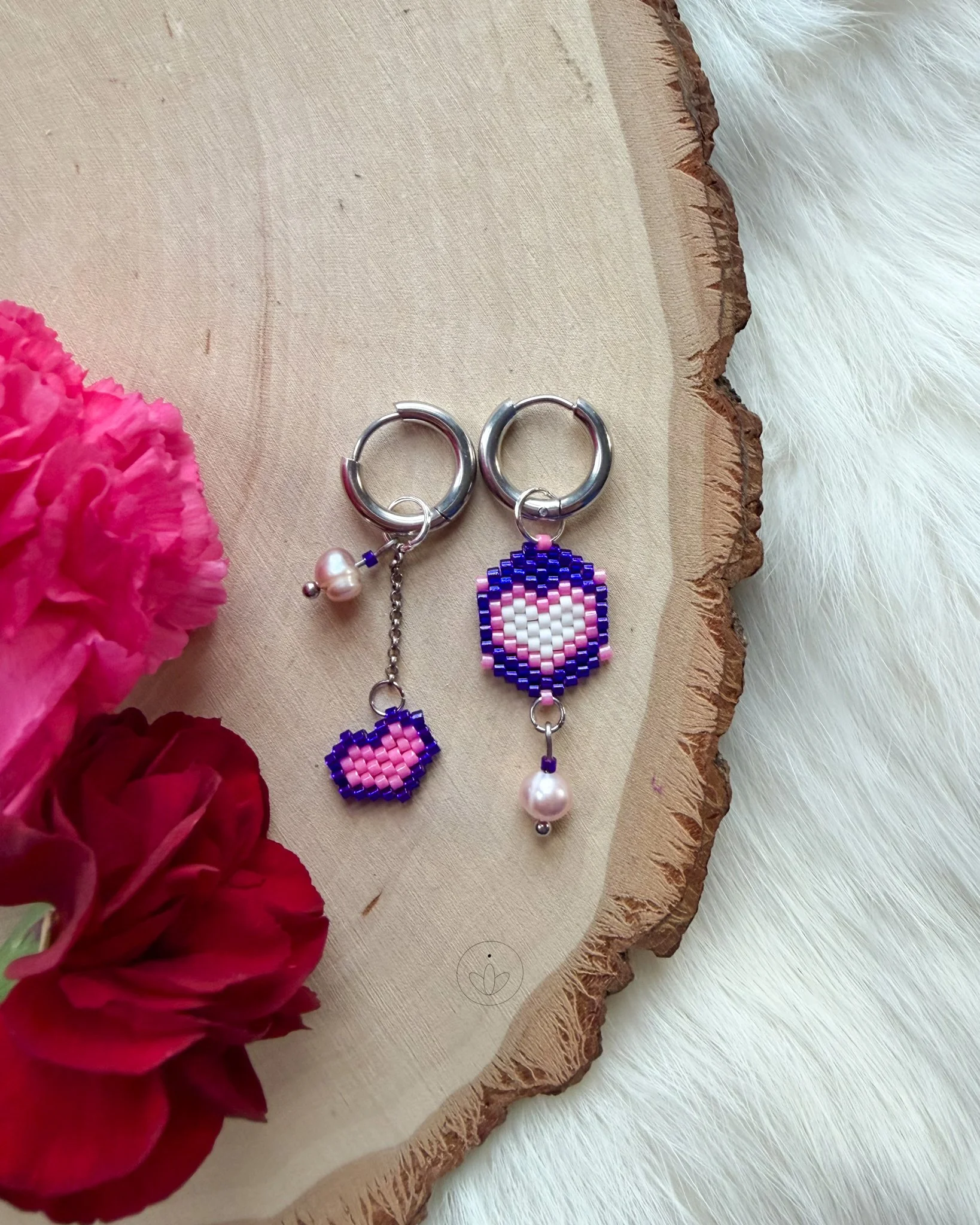 XOXO silver hoop purple.jpg