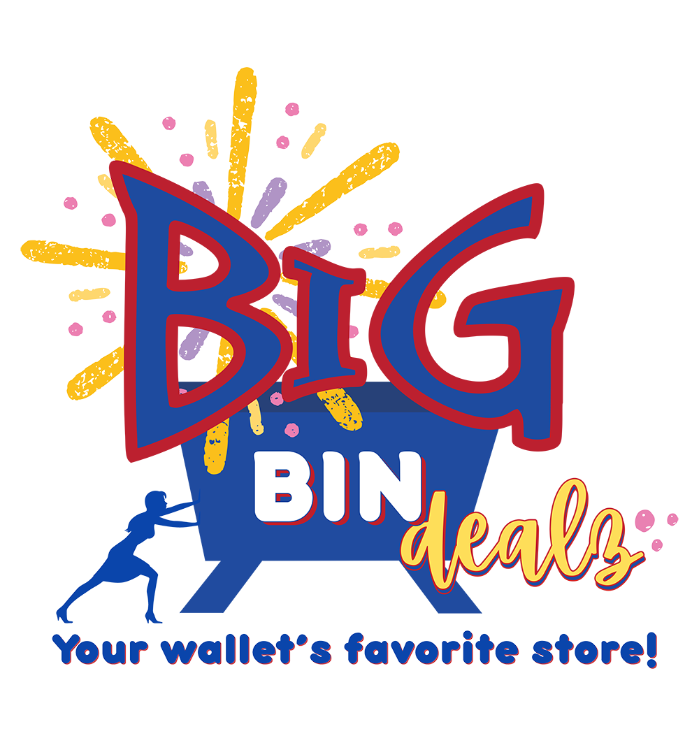 Big Bin Dealz discount bin store shopping. Your wallet's favorite store!
