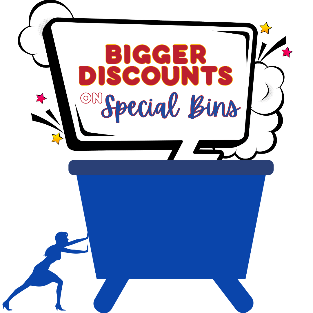 Special bins at Big Bin Dealz is marked down below the daily deal price for a really BIG savings!