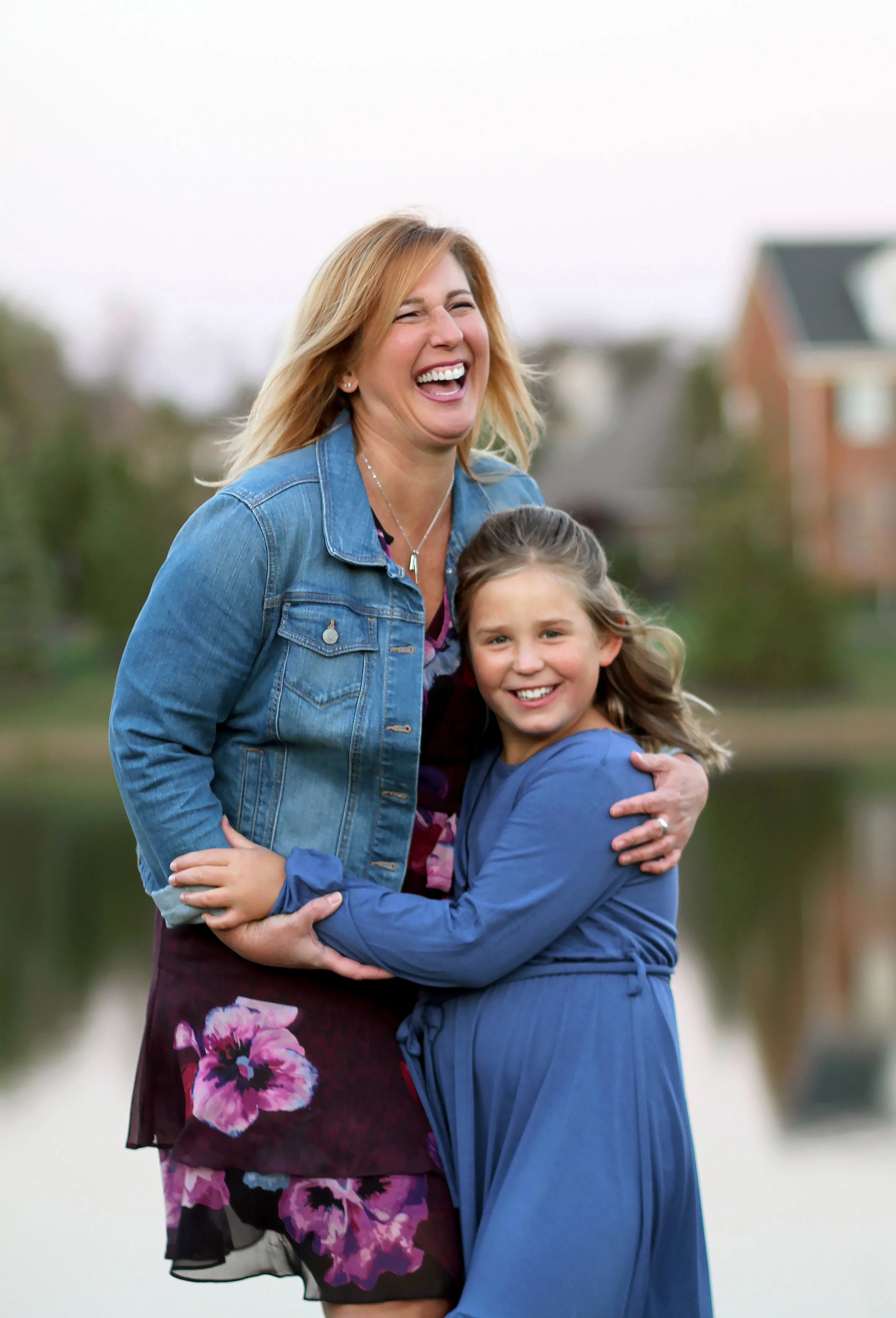 Family photo session in Carmel, Indiana