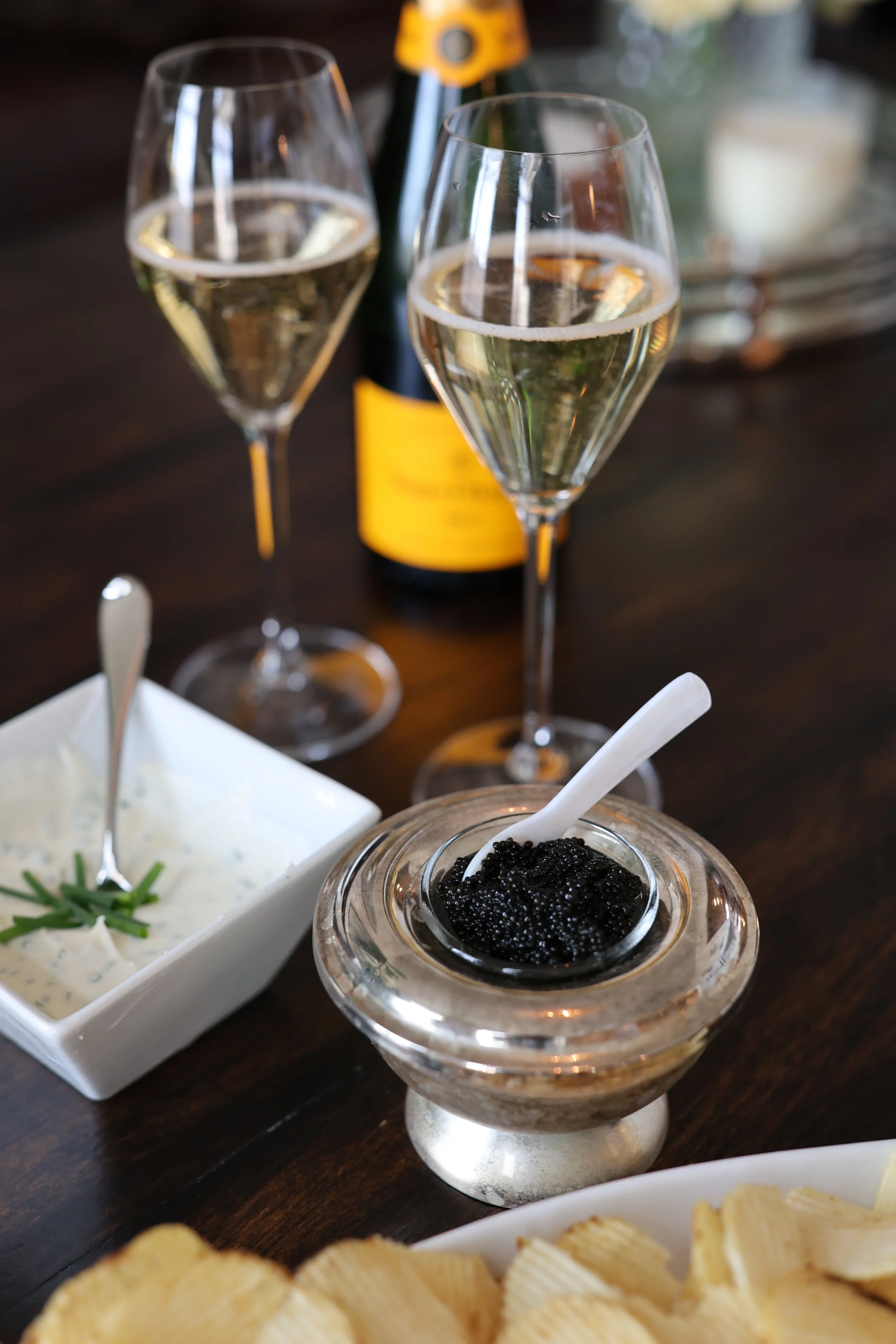 Caviar and Champagne - Food and Beverage Photography