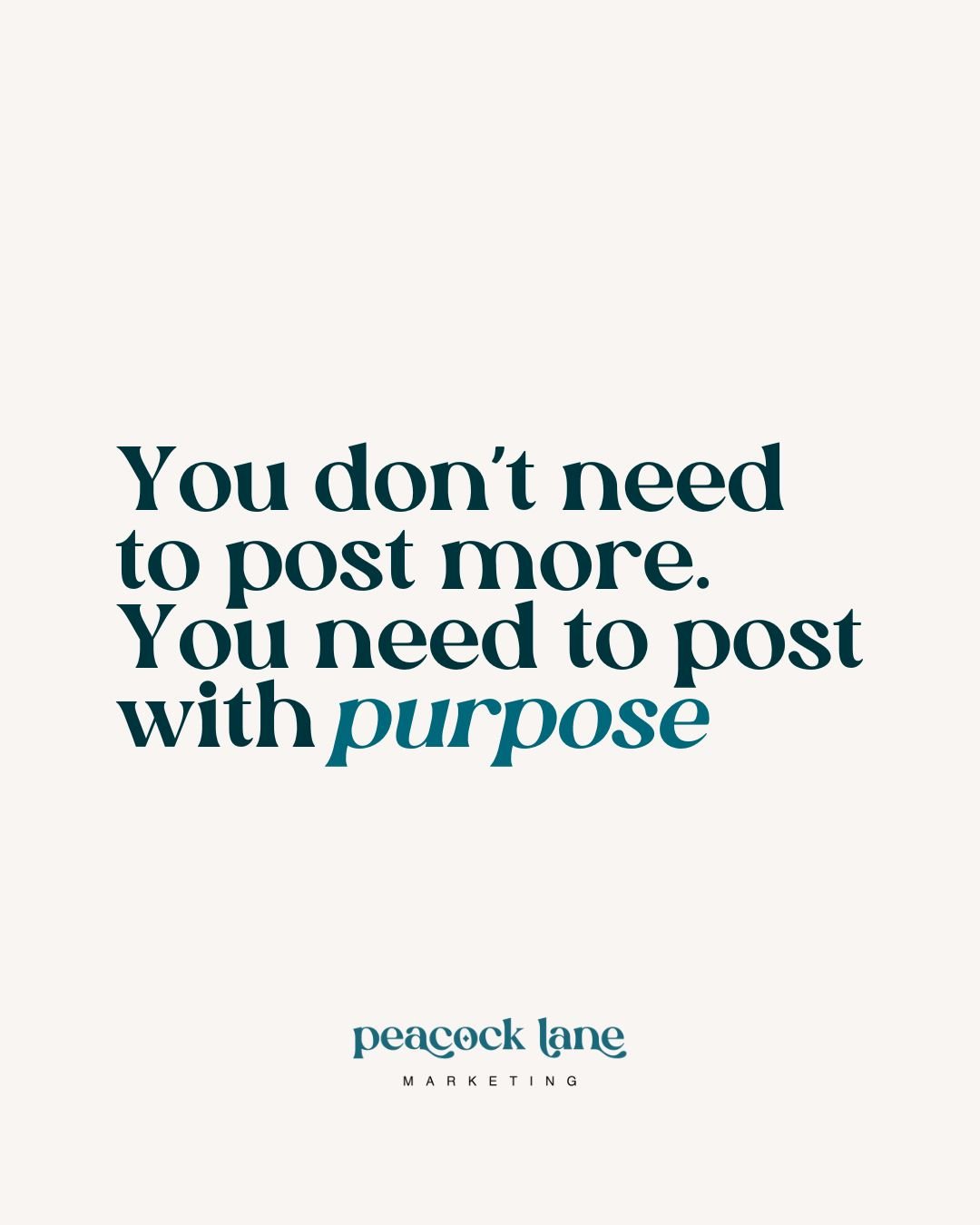 Social media isn&rsquo;t about going viral. It&rsquo;s about getting intentional.

✅ Strategy > stress
✅ Clarity > chaos
✅ Clients > confusion

Save this post as a little reminder for when planning your next marketing strategy.
