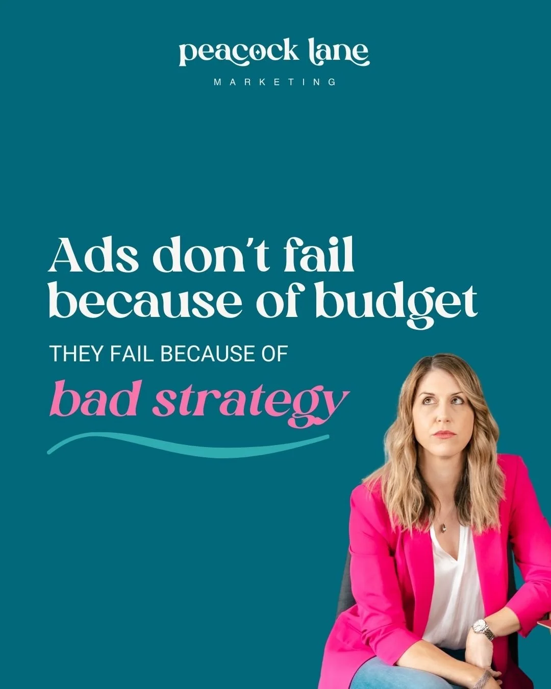 Spending money on ads isn&rsquo;t risky.
Spending money without a strategy is.

Say hello in my DM's and let's fix that!