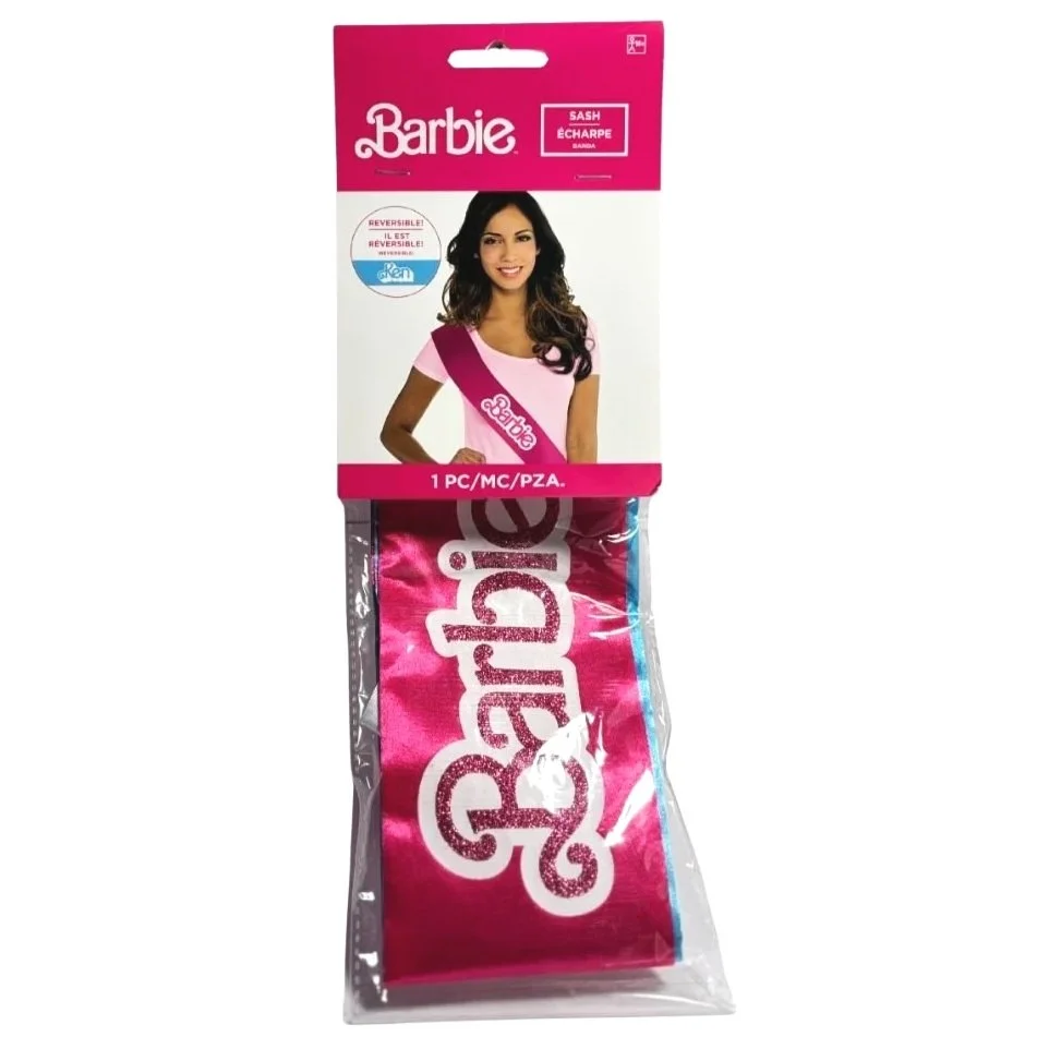 Barbie/Ken Pink Sash