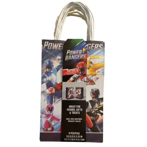Power Rangers Kraft Bags