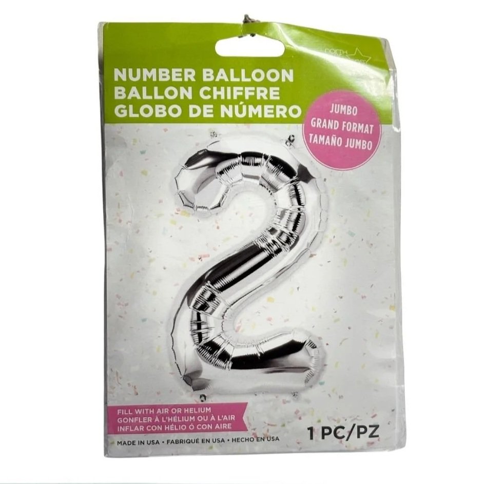 Jumbo Grand Format Number Balloon