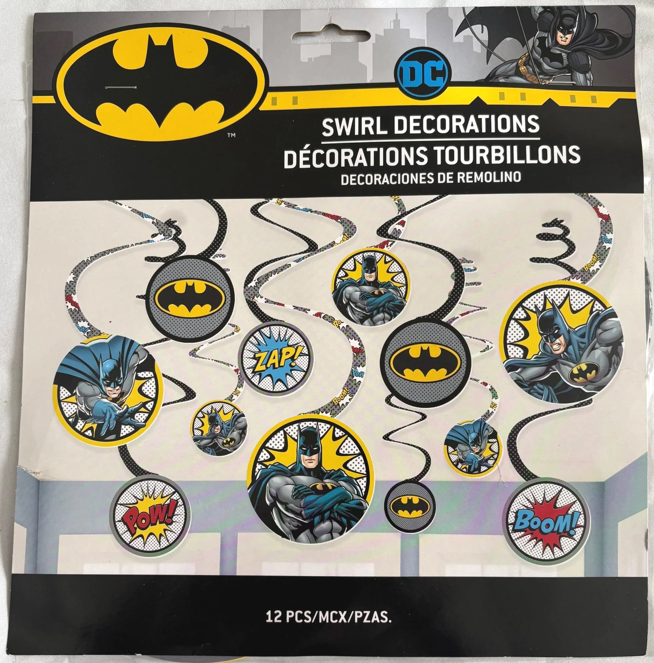 Batman Swirl Decorations