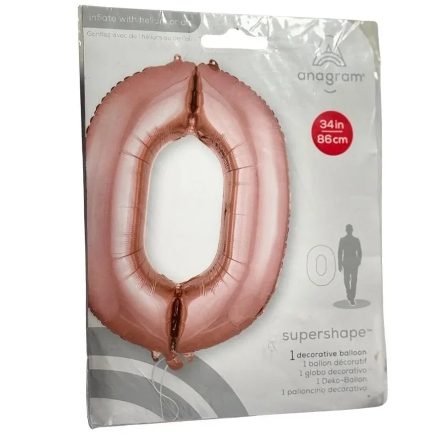 Jumbo Letter "O" Decorative Balloon