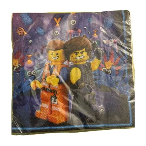 Lego Movie 2 Party Napkins - 16 Pack