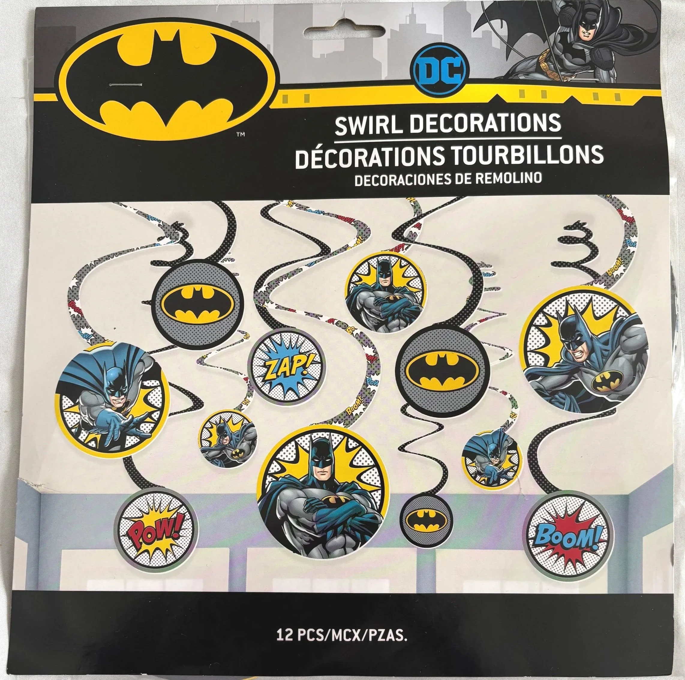 Batman Swirl Decorations