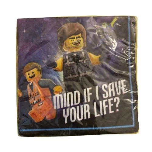 LEGO Movie 2 Party Napkins (small) - 16 Pack