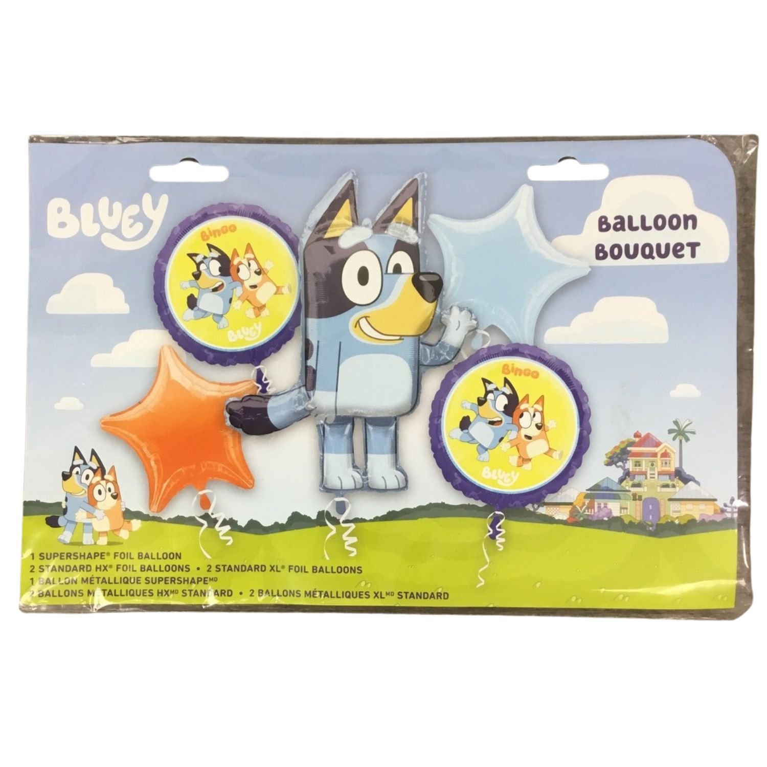 Bluey Foil Balloon Bouquet