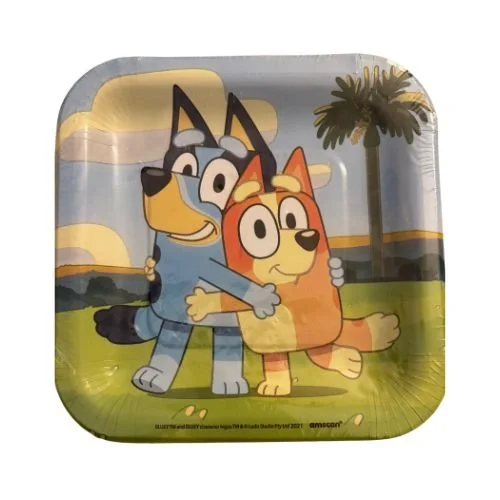 Bluey Party Plates - Pack of 8