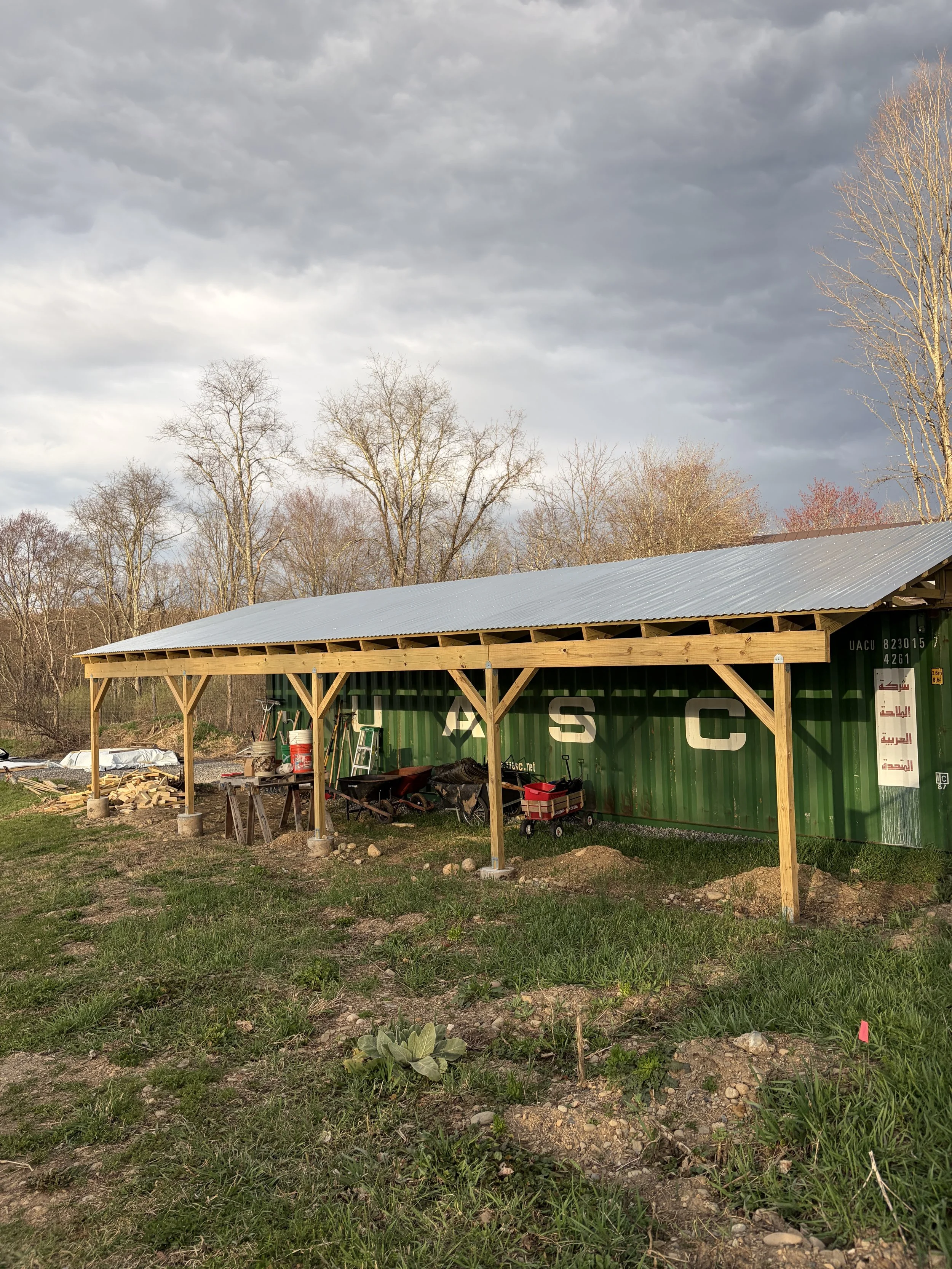 Container Shed Roof