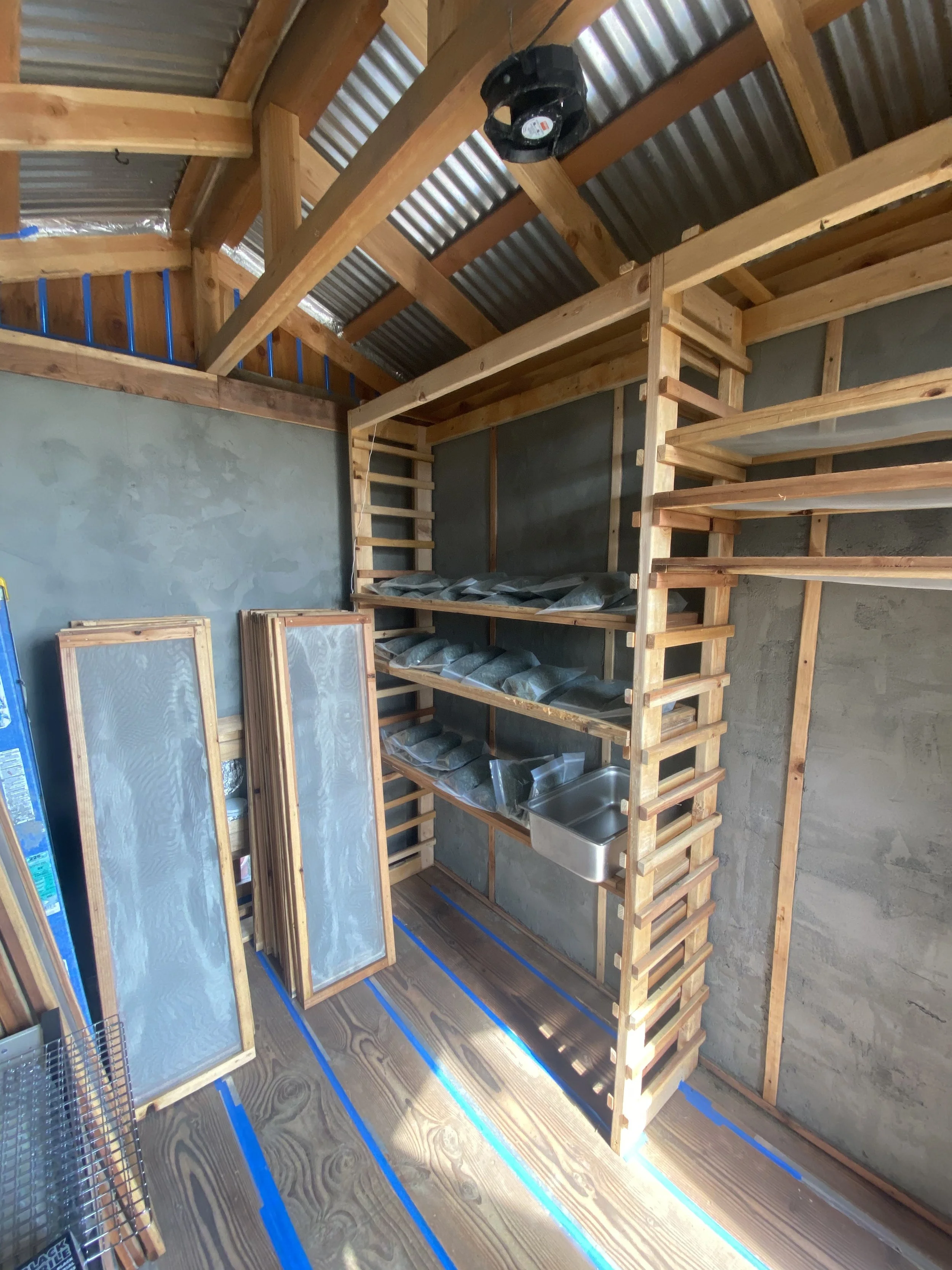Dry Shed at Five Finger Farms - CA