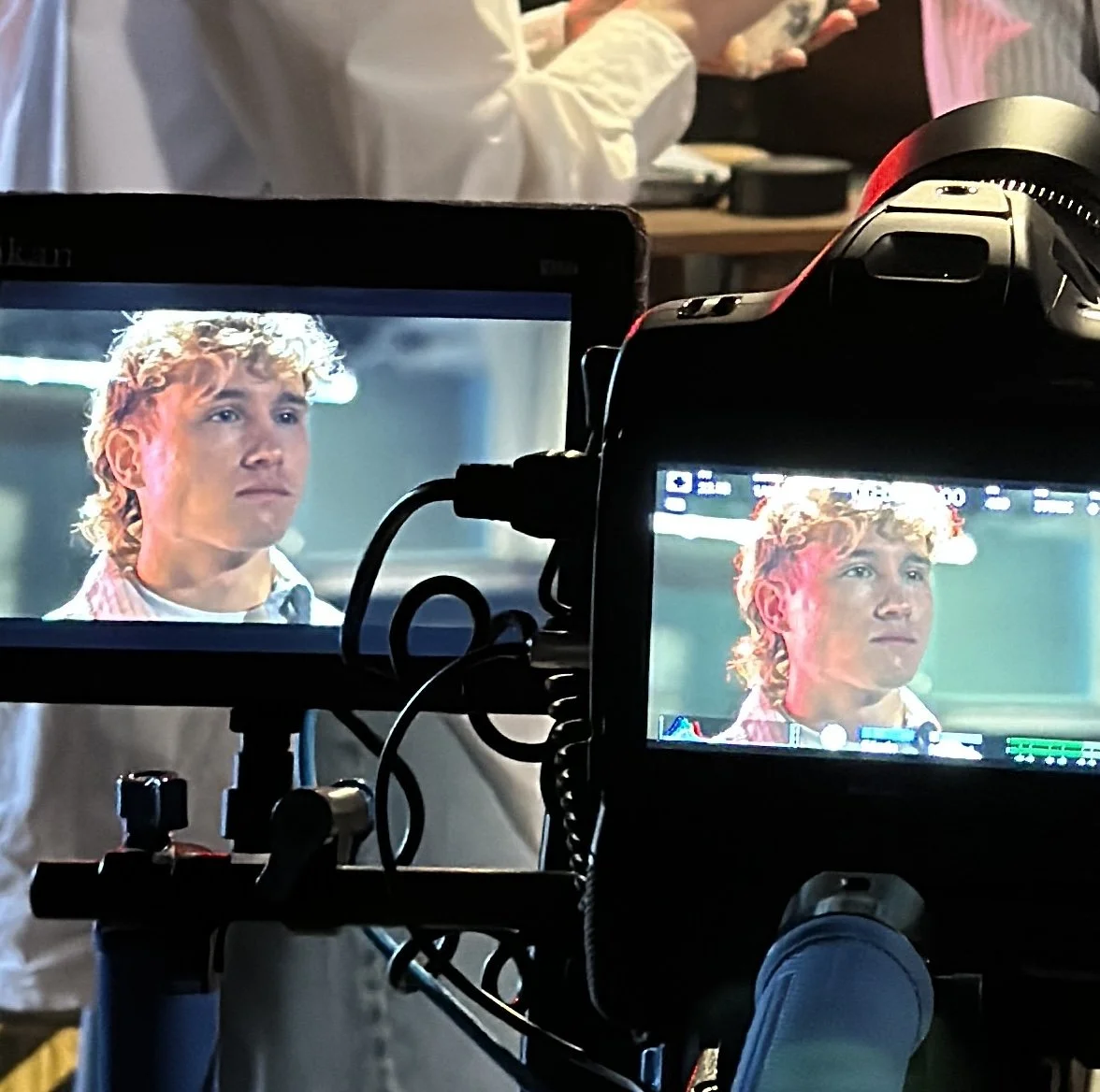 Actor Gavin Alton-James Bailey On Movie Set