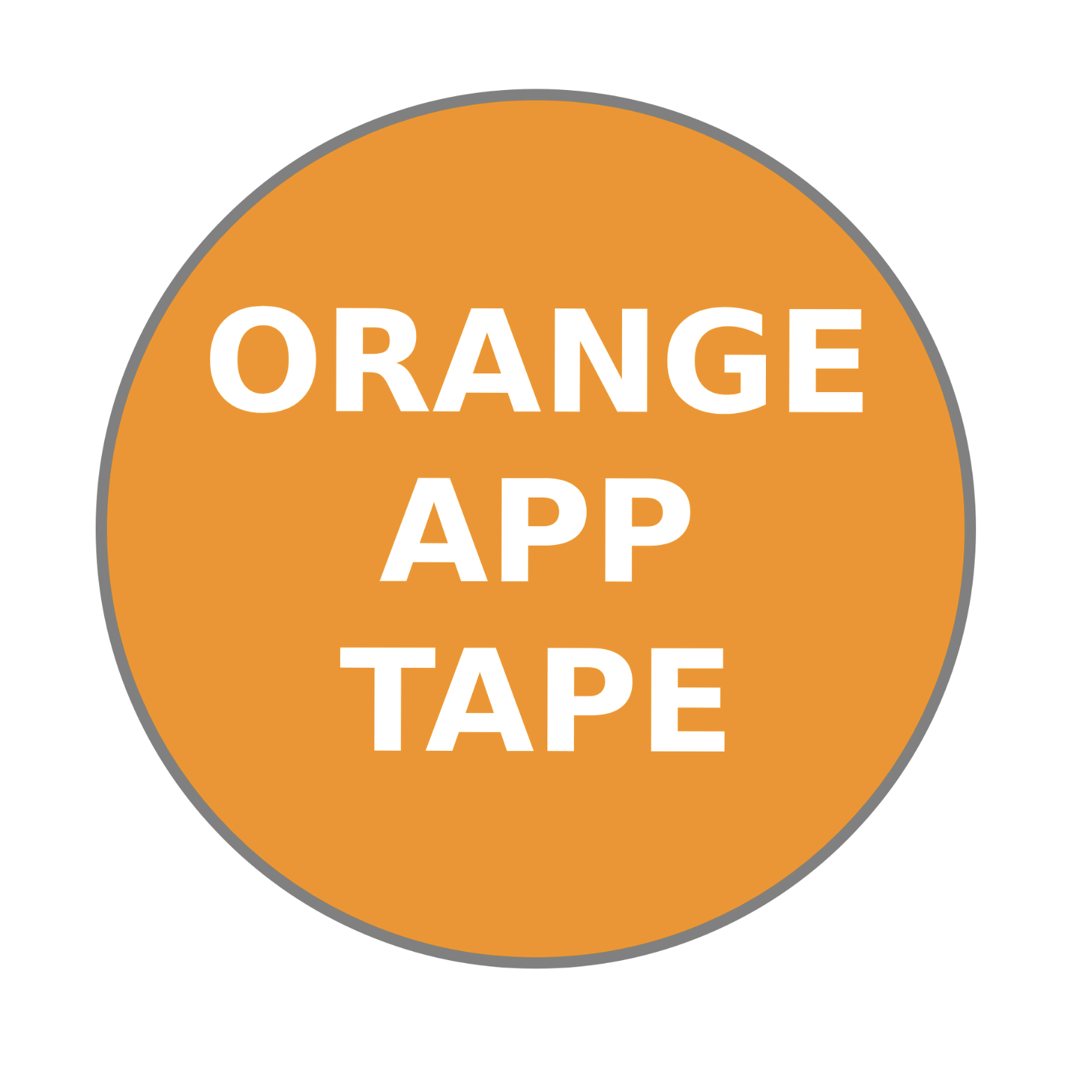 Orange App Tape - Mid Tack