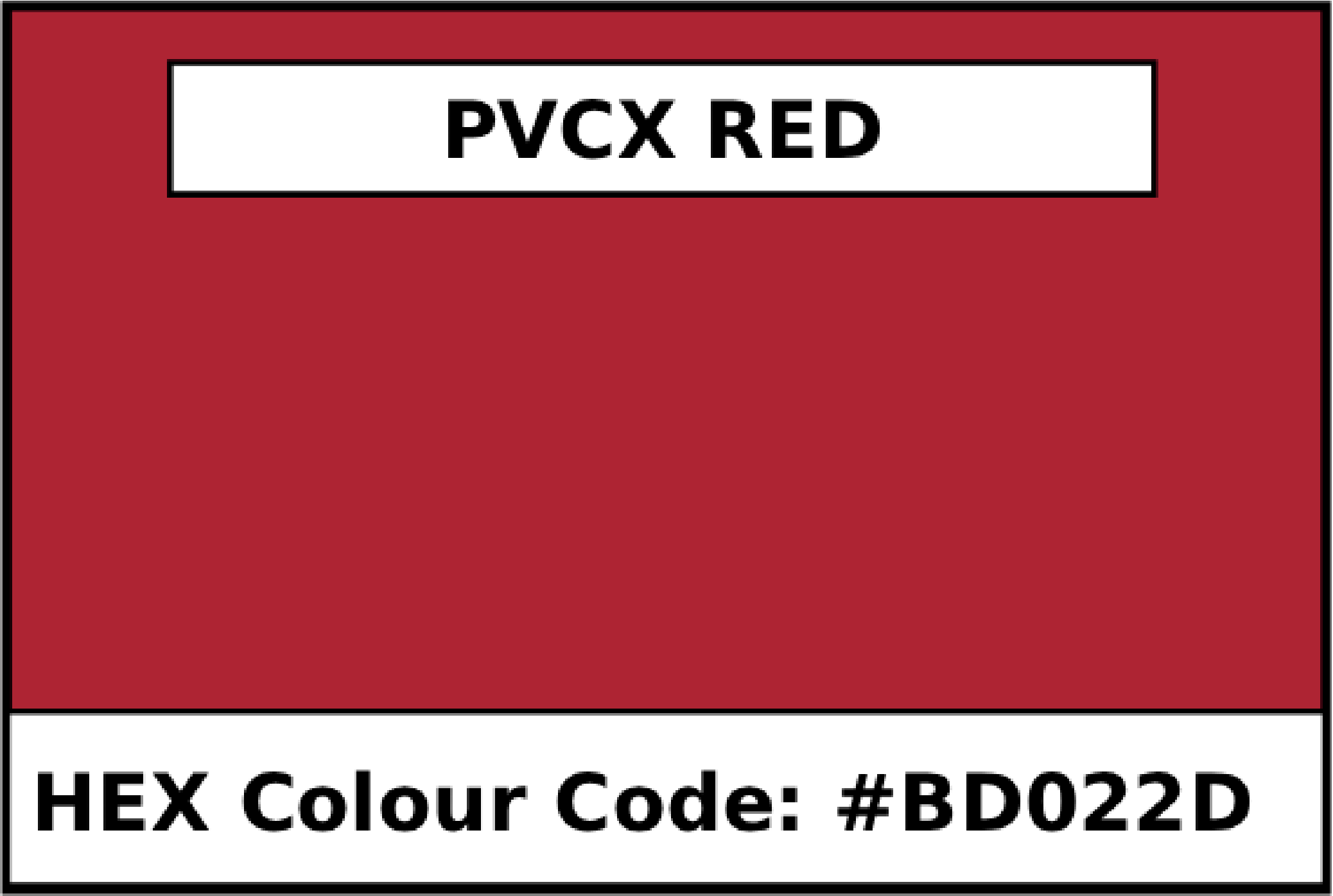 PVC X | Red