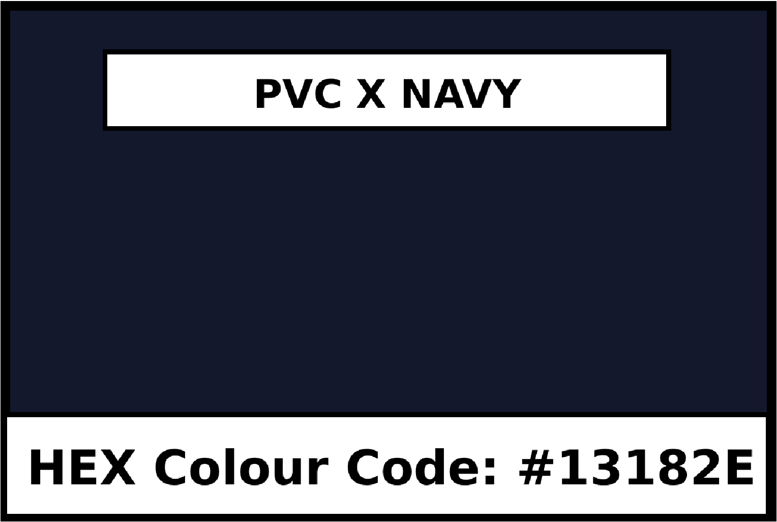 PVC X | Navy