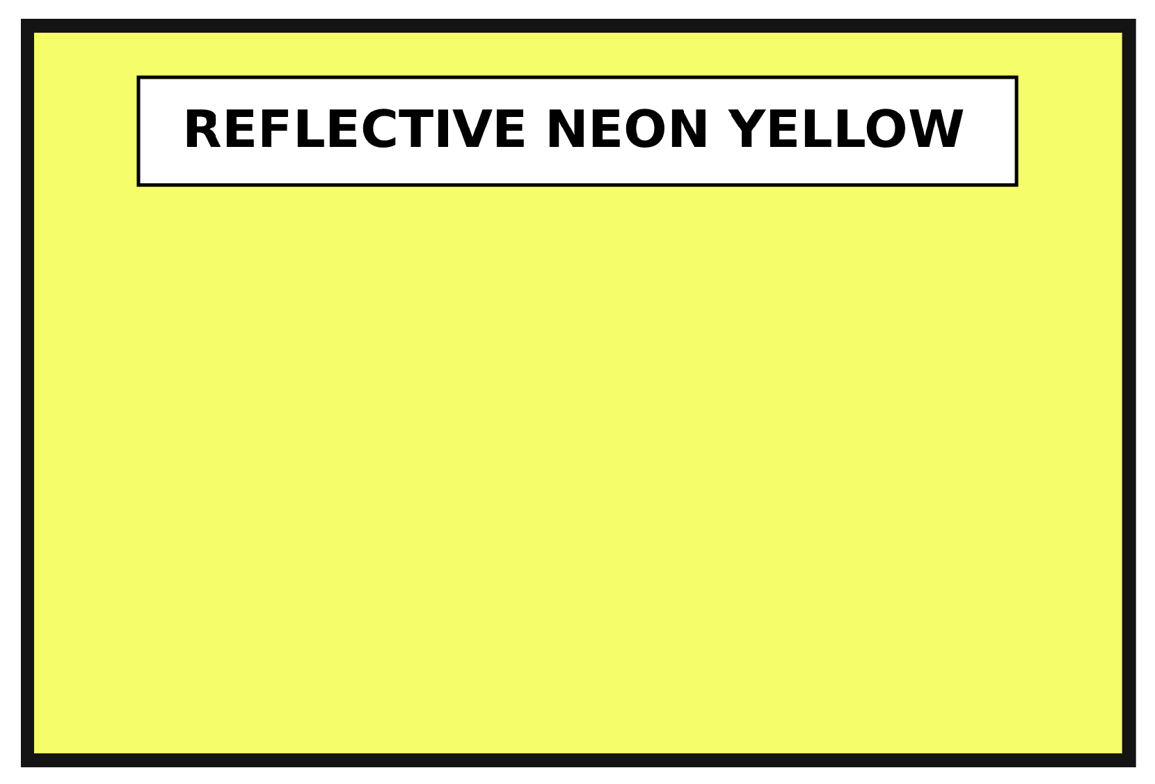 Reflective Neon Yellow