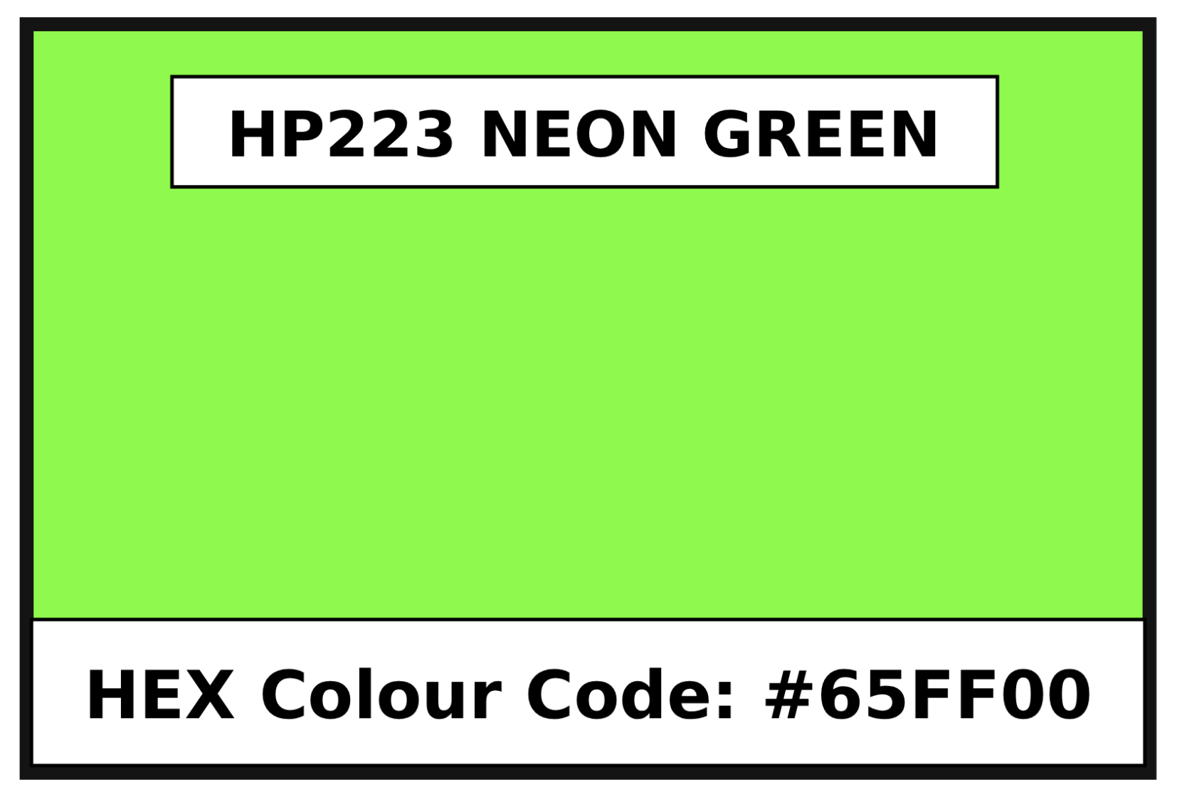 HP100 Neon Green