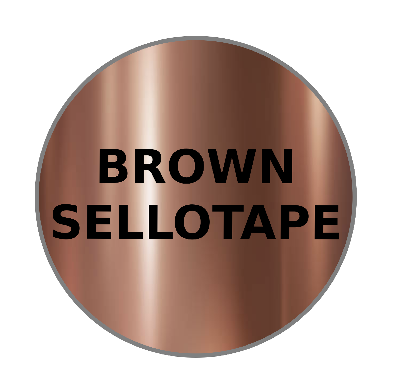 Heat Press Sellotape Brown