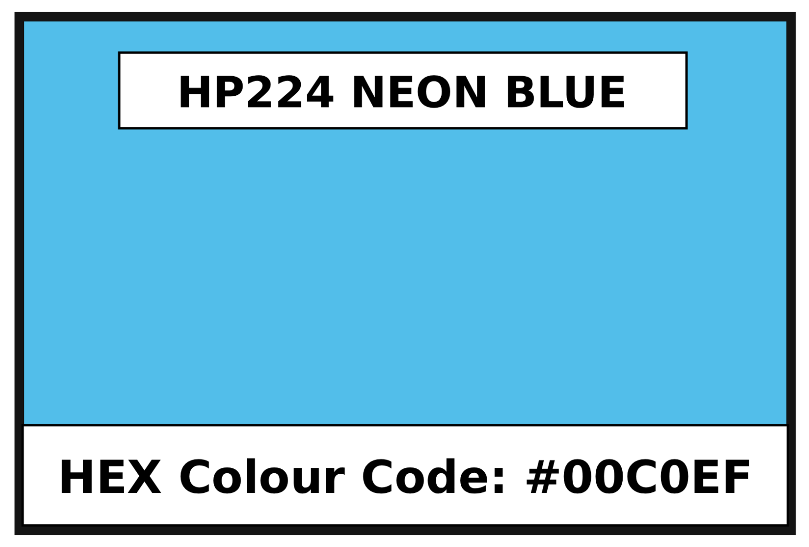 HP100 Neon Blue