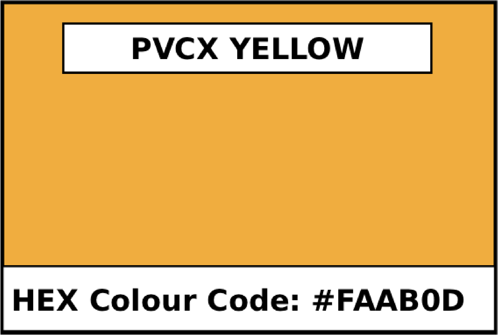 PVC X | Yellow