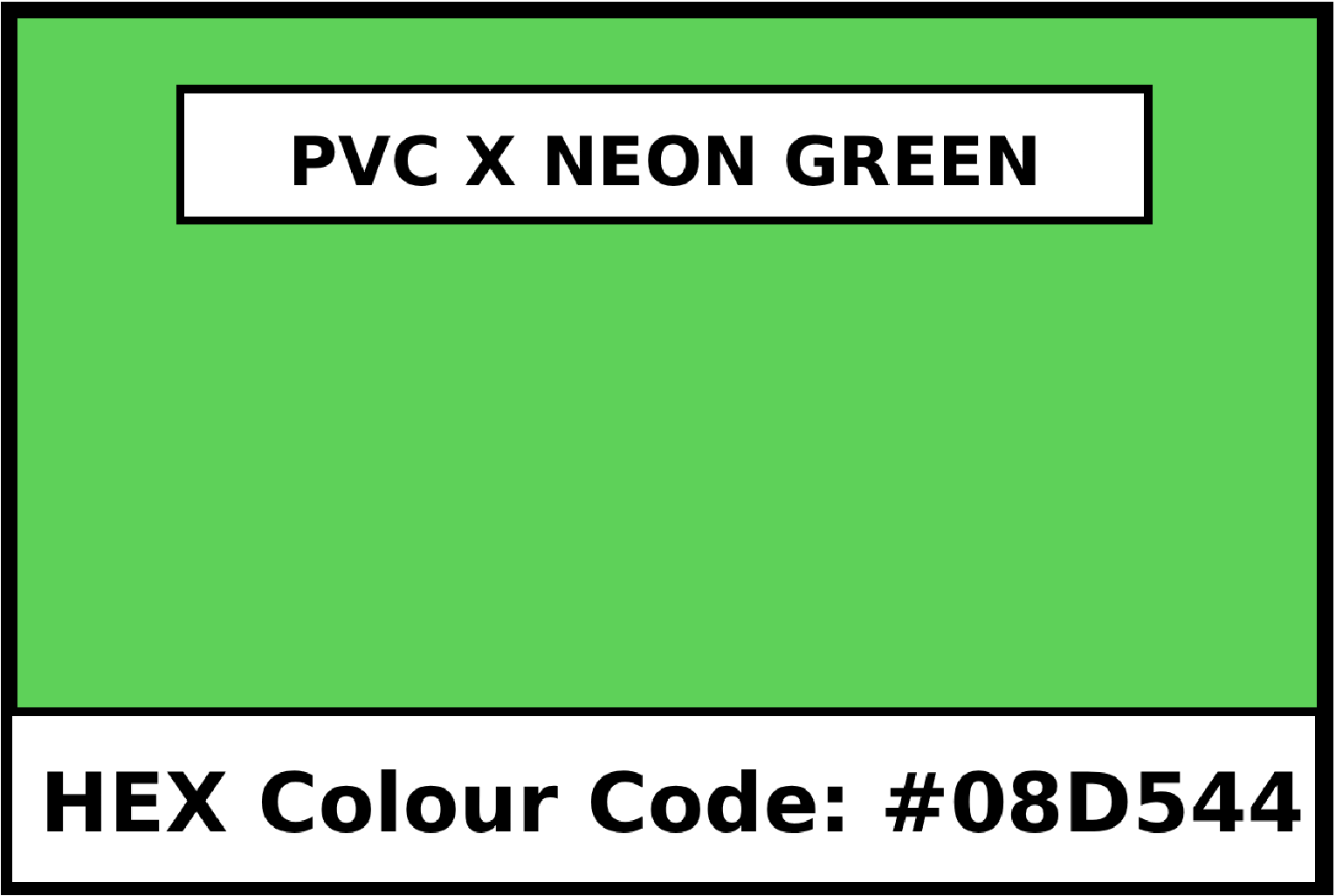 PVC X | Neon Green