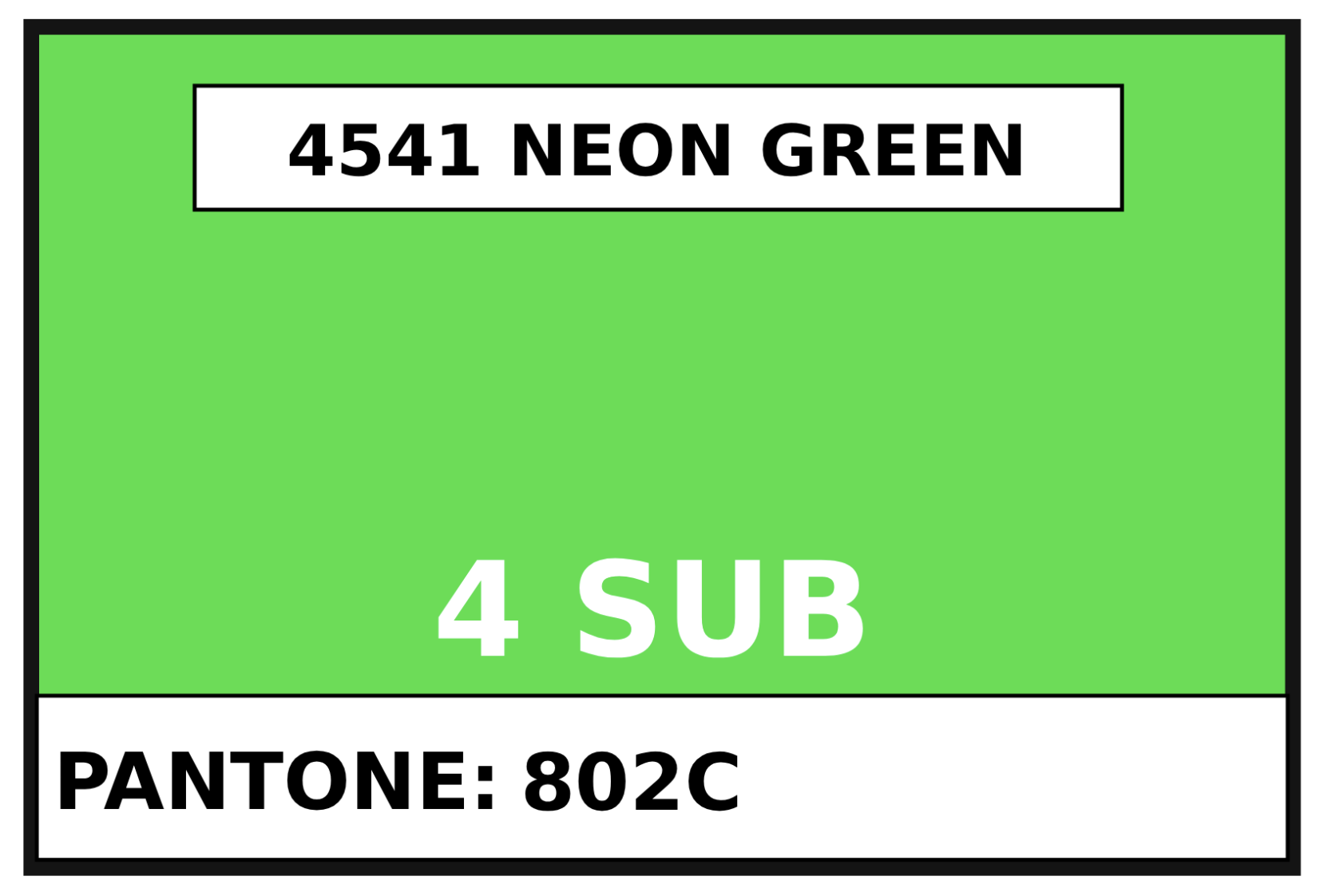 Blockout Soft Neon Green