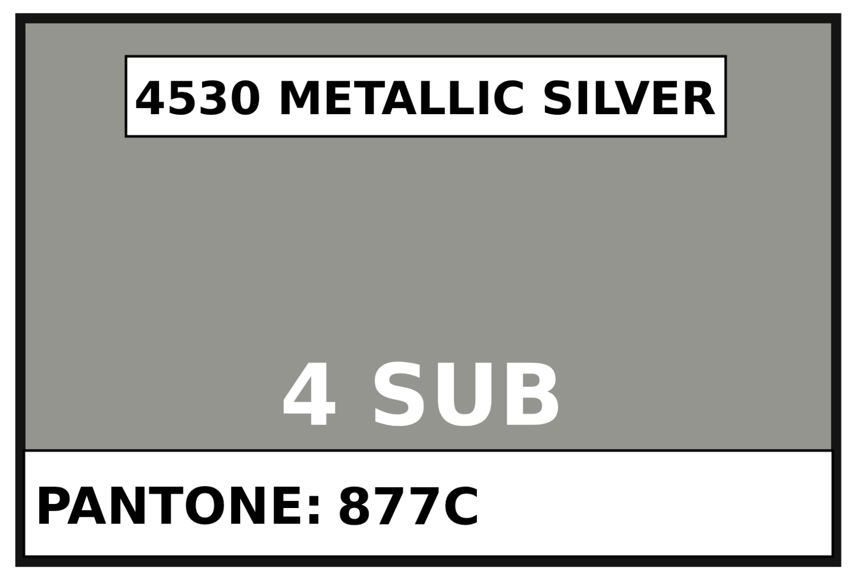 Blockout Soft Metallic Silver