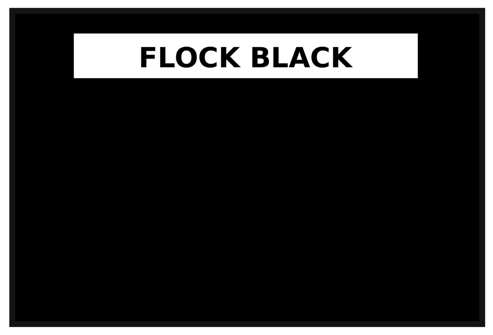 Flock Black