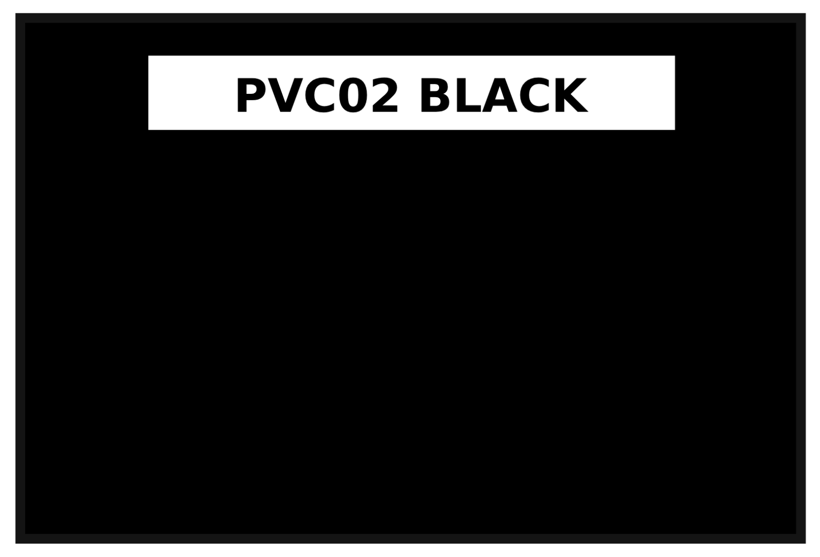 PVC X Black