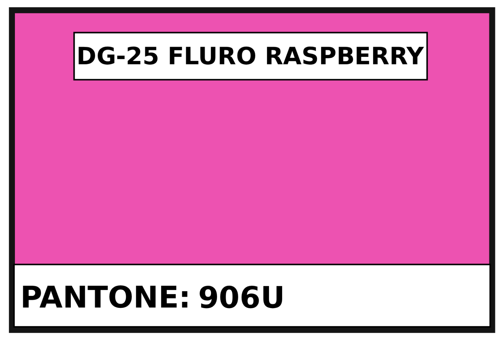 Day Glo Fluro Raspberry
