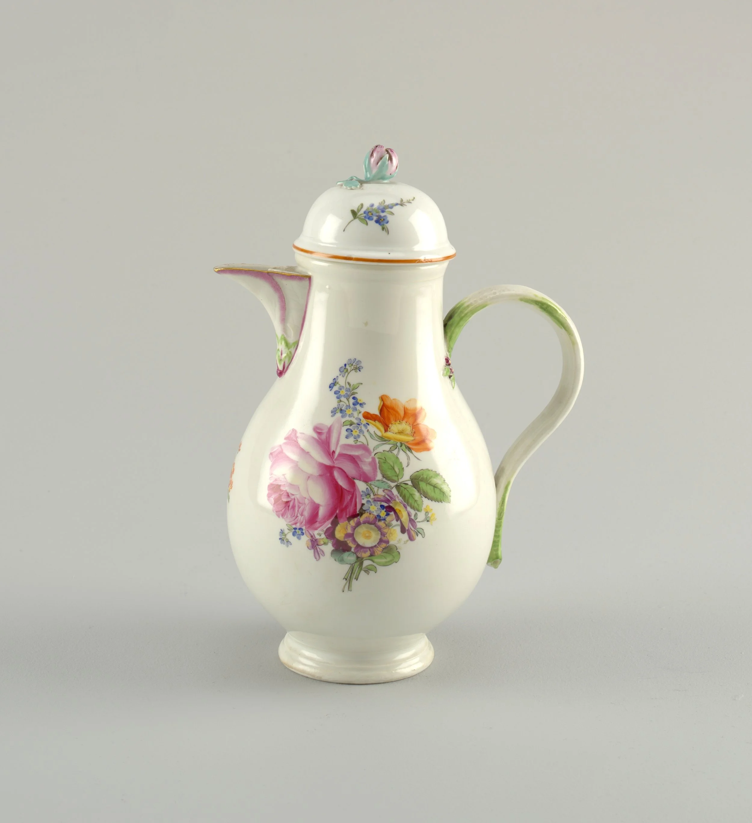 Coffeepot, Manufactured by Meissen Porcelain Manufactory, Cooper Hewitt