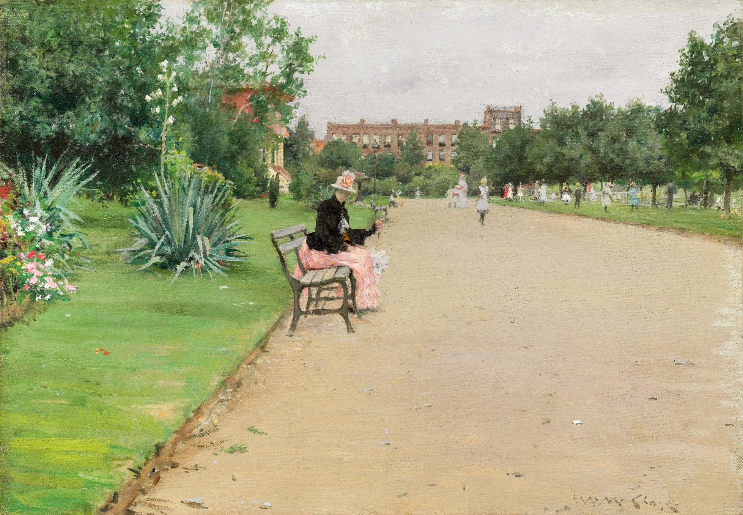 A City Park, William Merritt Chase, The Art Institute of Chicago