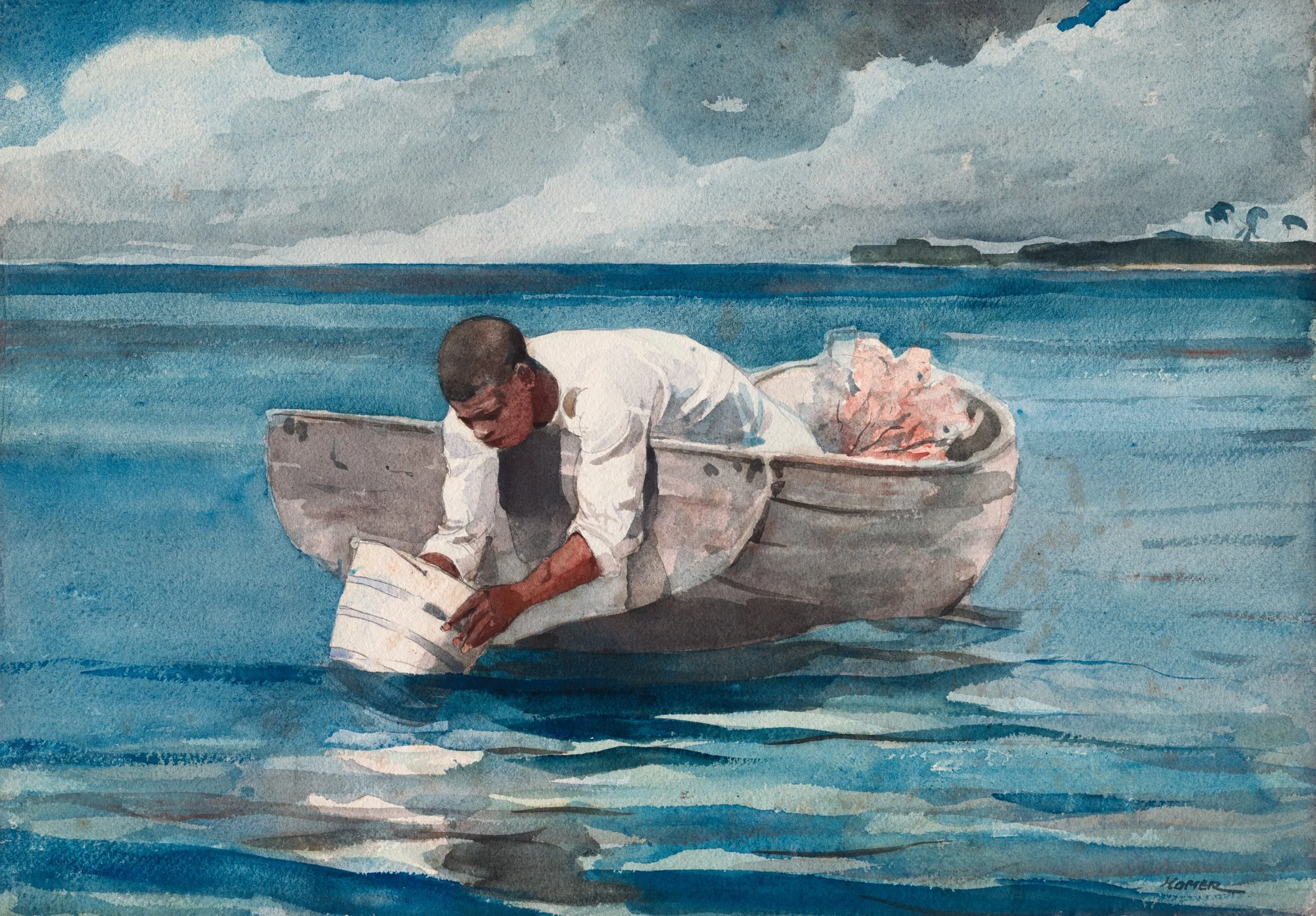 The Water Fan, Winslow Homer, The Art Institute of Chicago