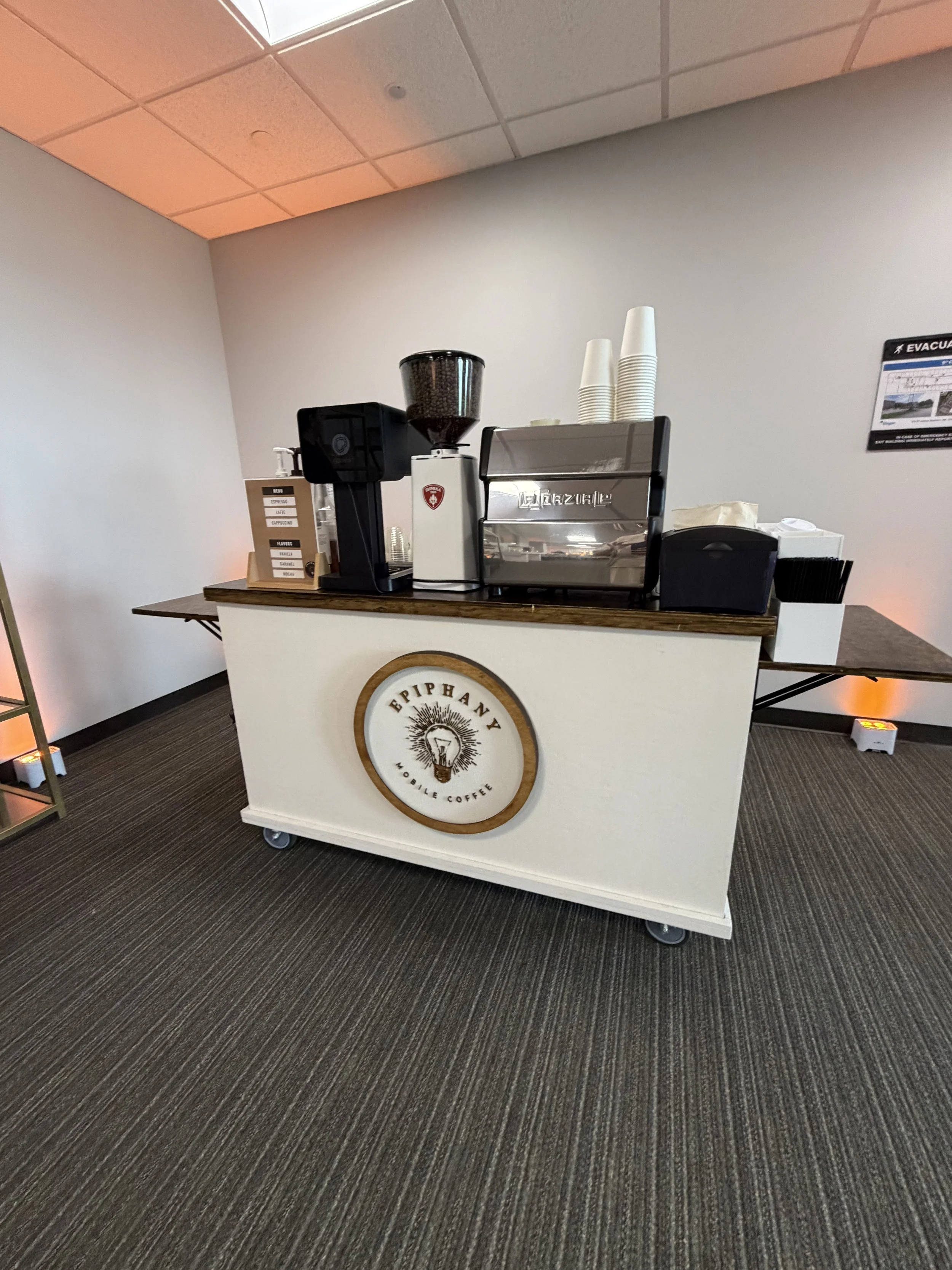 Coffee cart conferences and activations boston Massachusetts