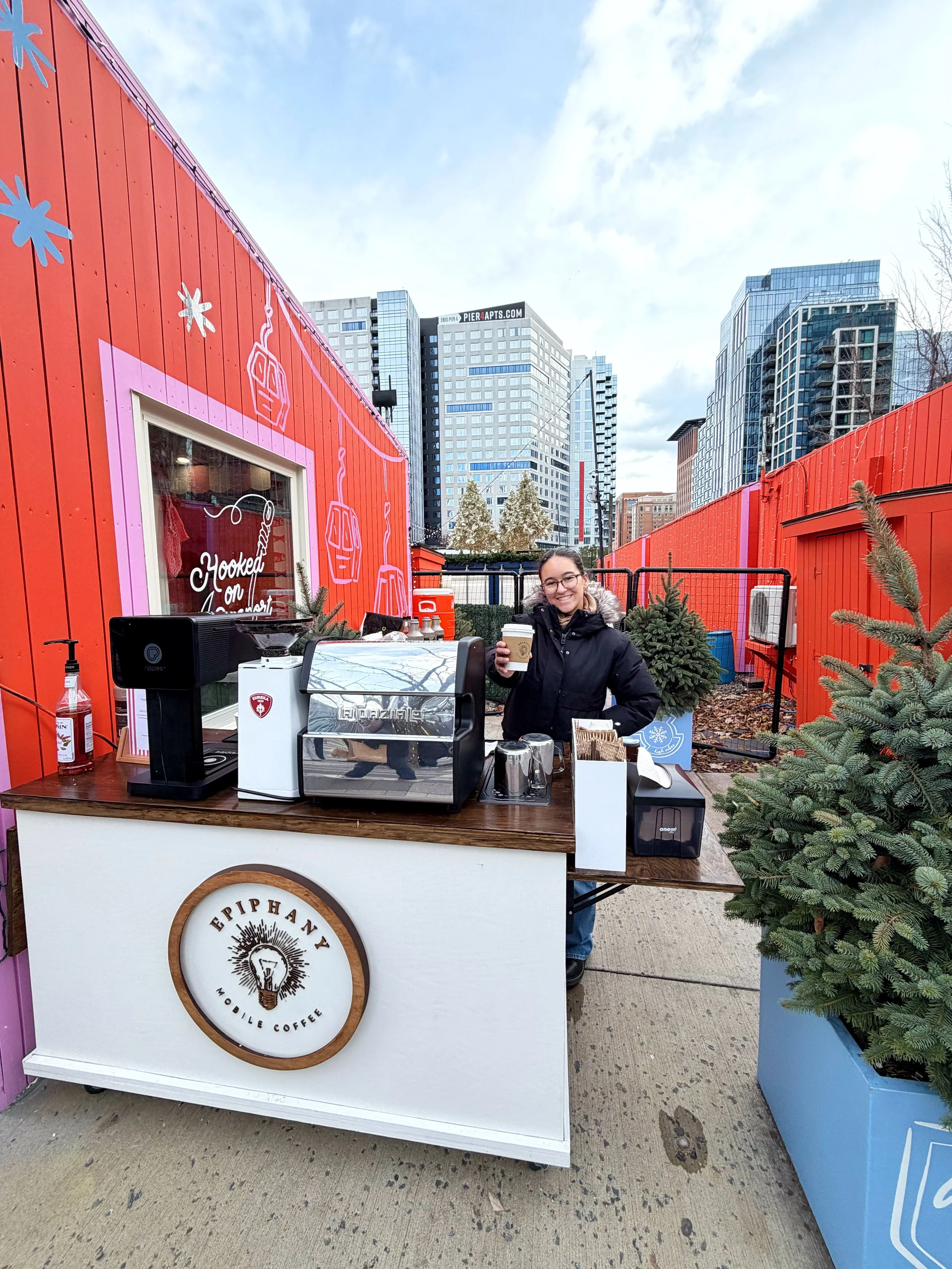 Serving Hundreds with Our Cape Cod Coffee Cart