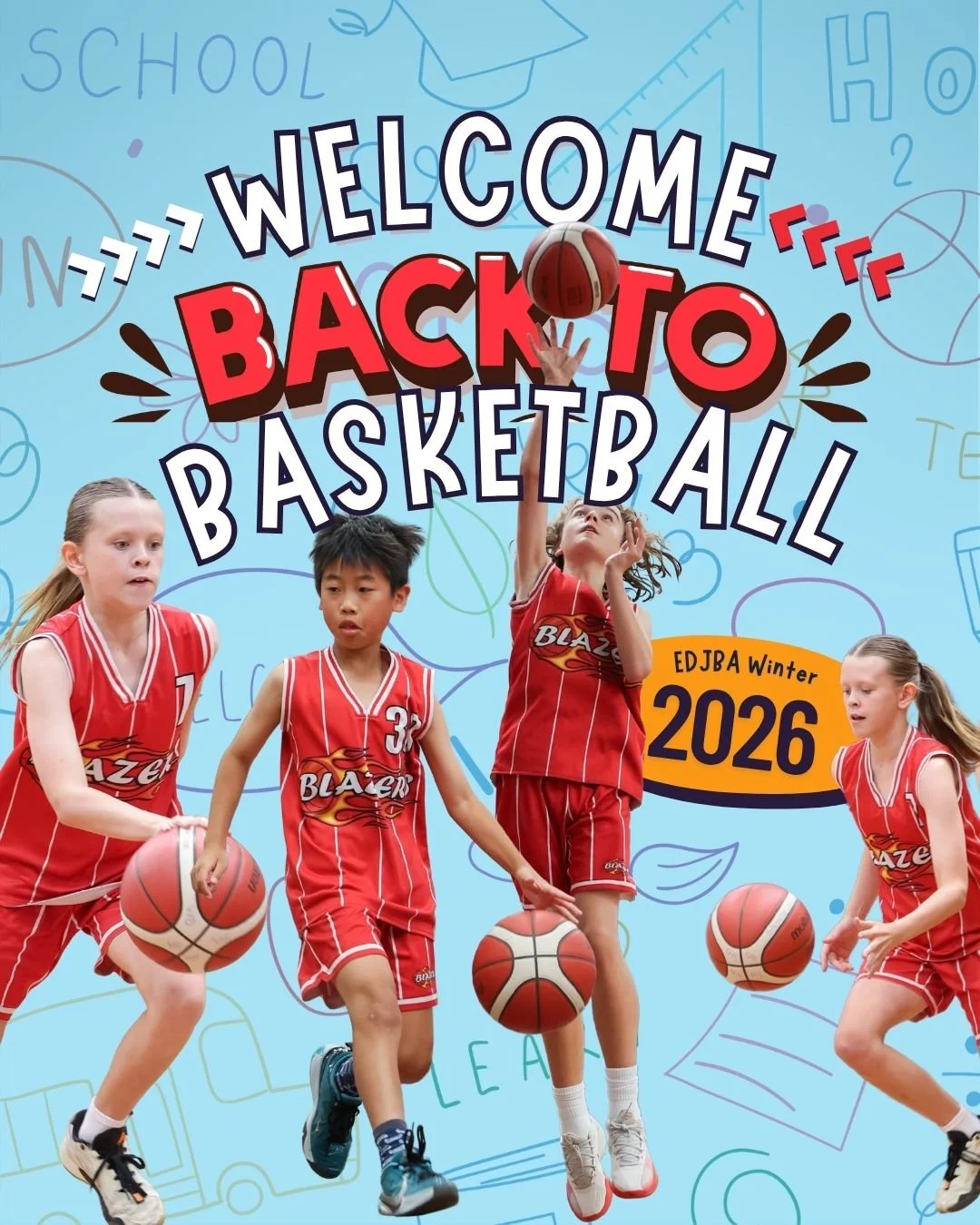 🏀 WELCOME BACK BLAZERS! 🏀
We hope everyone had a fantastic school holiday break! We're excited to welcome all of our players, coaches, volunteers and families back for another action-packed term.
A few important reminders as we kick off Term 3:
✅ T