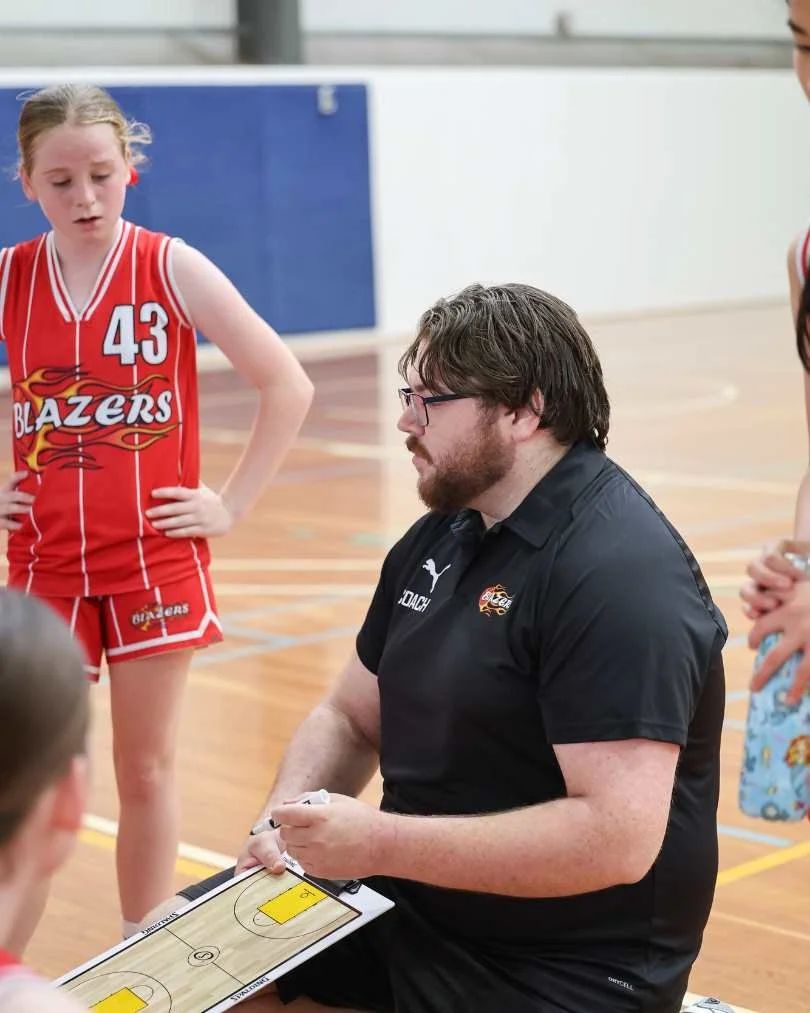 Lucas Donnar on the sidelines