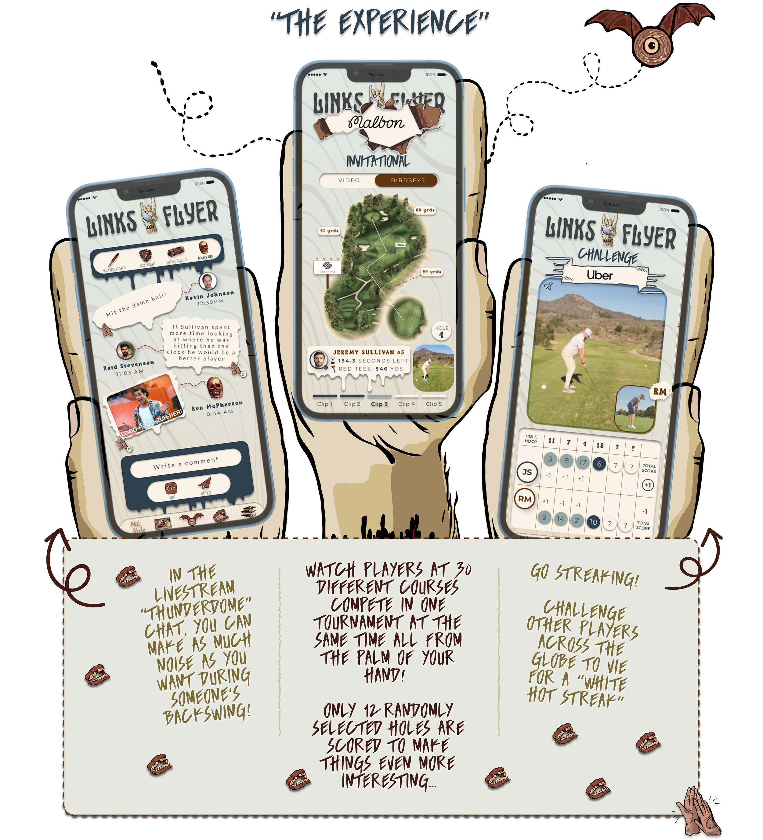 LFG Golf App Links Flyer Golf