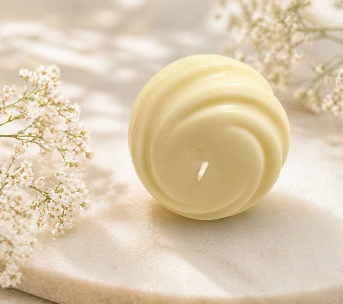 Swirl Ball Candles