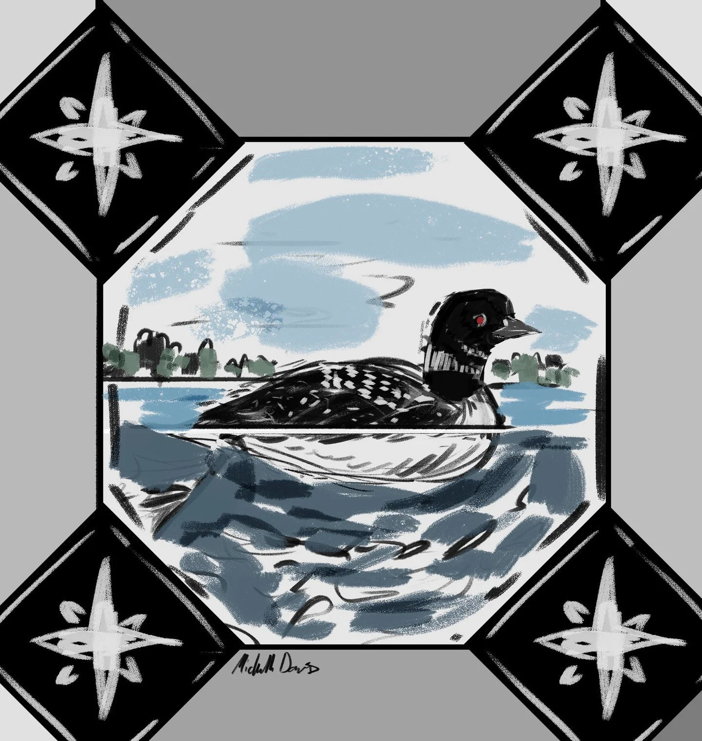 This is the start of something that's been nagging in my head since the ice surge here in the Twin Cities. Something I can take some time and visit a few places and do some research on.
 I love the loon as a symbol of Minnesota, but started wondering