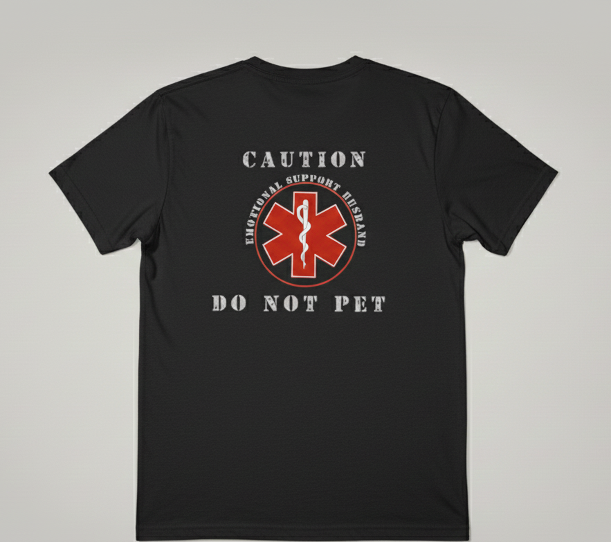 Emotional Support Husband Men's Gym T-Shirt
