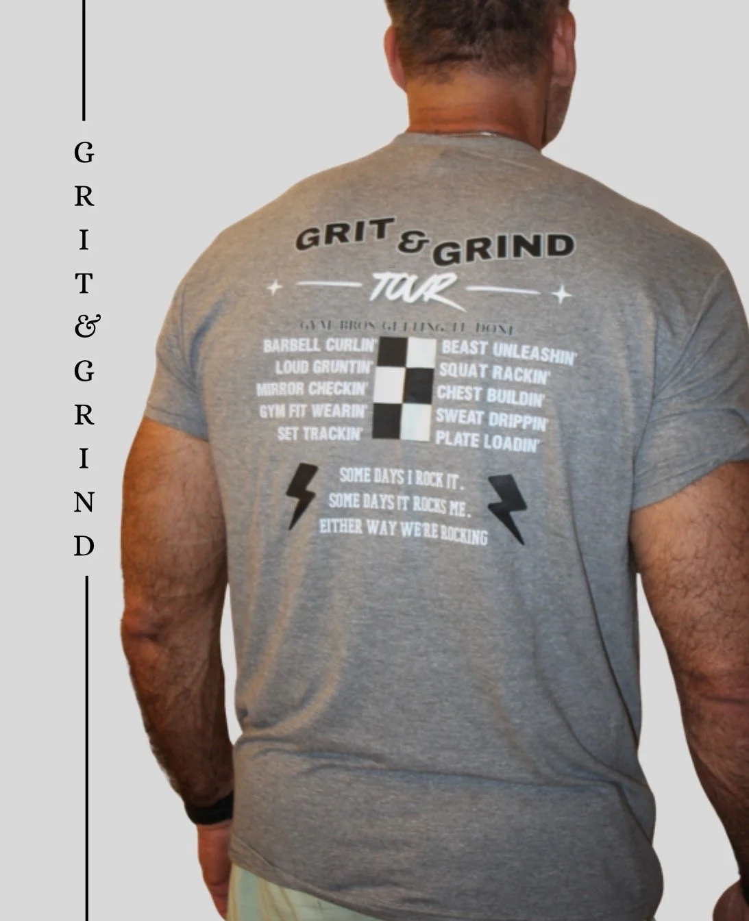 Grit & Grind Men's Gym T-shirt