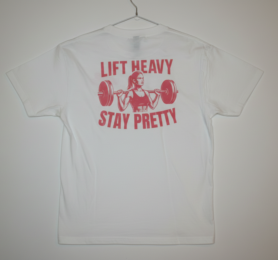 Lift heavy Stay Pretty Women's Gym Tshirt