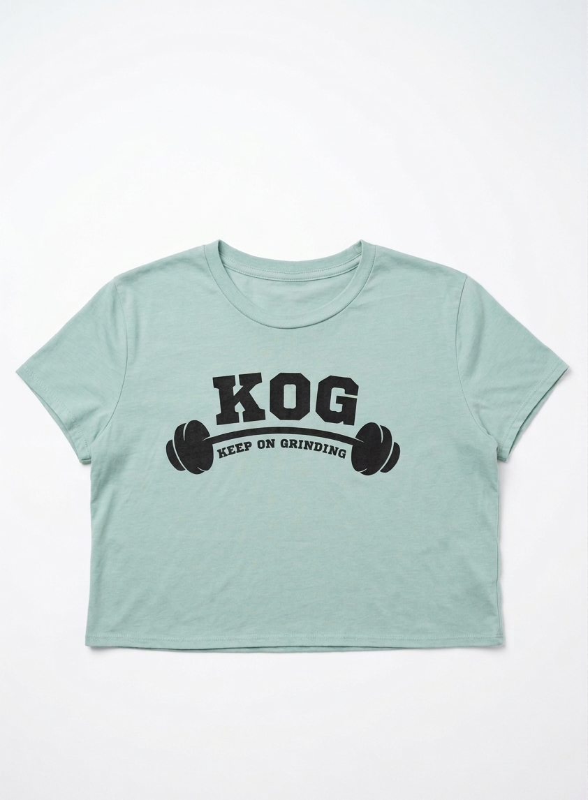 KOG Flowy Cropped Women's T-shirt
