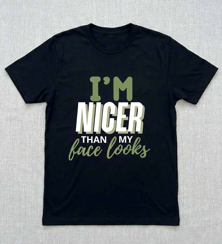I am Nicer than I look - Women's Gym Tee